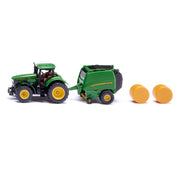 Siku 1665 John Deere Tractor with Round Baler