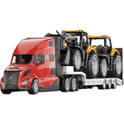 Siku Volvo Truck with JCB Tractors