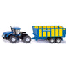 Siku 1947 1/50 New Holland Knicklenker with Silage Trailer