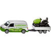 Siku VW T6 with Lawn Tractor
