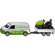 Siku VW T6 with Lawn Tractor