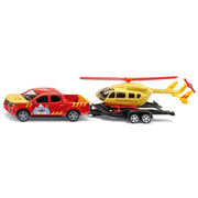 Siku Nissan Navara with Helicopter