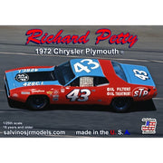 Salvinos J R RPCP1972D 1/25 Richard Petty 1972 Plymouth Chrysler Daytona Car