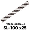 Peco SL100 HO/OO Code 100 Flexible Track Wooden Sleeper Bundle Pack 25