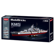 Sluban Model Bricks Bismarck Battleship (2 in 1)