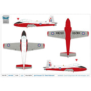SkyMax 1/72 Jet Provost T.5 Red Pelicans XW290/83 Central Flying School RAF Little Rissington 1973