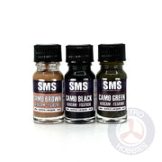SMS Australian Bushmaster Premium Acrylic Lacquer Paint Set (10ml bottles)