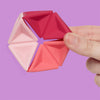 Speks Pivot Silicone Flexagon Magenta Fidget Toy