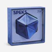 Speks Pivot Silicone Flexagon Navy Fidget Toy