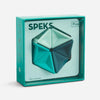 Speks Pivot Silicone Flexagon Teal Fidget Toy