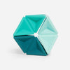 Speks Pivot Silicone Flexagon Teal Fidget Toy