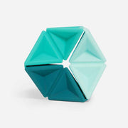 Speks Pivot Silicone Flexagon Teal Fidget Toy