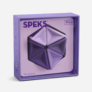 Speks Pivot Silicone Flexagon Violet Fidget Toy