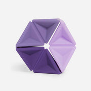 Speks Pivot Silicone Flexagon Violet Fidget Toy
