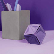 Speks Pivot Silicone Flexagon Violet Fidget Toy