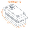 Spektrum SPMSS7110 Low Profile Servo Winch for 1/10 Rock Crawlers