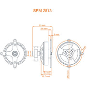 Spektrum SPMXAM4502 Avian 2813-1750Kv Brushless Outrunner Motor