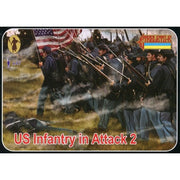 Strelets 153 1/72 American Civil War US Infantry in Attack 2 (re-issue)