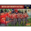 Strelets 295 1/72 Napoleonic British Light Infantry in Attack