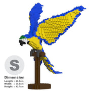 Jekca ST19MA04 Blue and Gold Macaw 02S