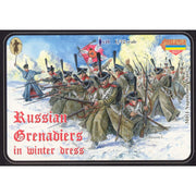 Strelets M011 1/72 Napoleonic Russian Grenadiers in Winter Dress