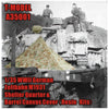 T-Model 1/35 WWII German Zeltbahn M1931 Shelter Quarter & Barrel Canvas Cover Resin Kit