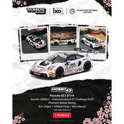 Tarmac Works 1/43 Porsche 911 GT3 R Suzuka 1000km-Intercontinental GT Challenge 2025 Phantom Global Racing Sun Jingzu / Adderly Fong / Nico Menzel