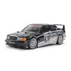 Tamiya 47525 1/10 Tamiya 190 E EVO II 1991 Blasil Black/Silver Painted Body (TT-02)