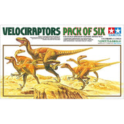 Tamiya 60105 Velociraptors Dinosaur Diorama Pack of Six