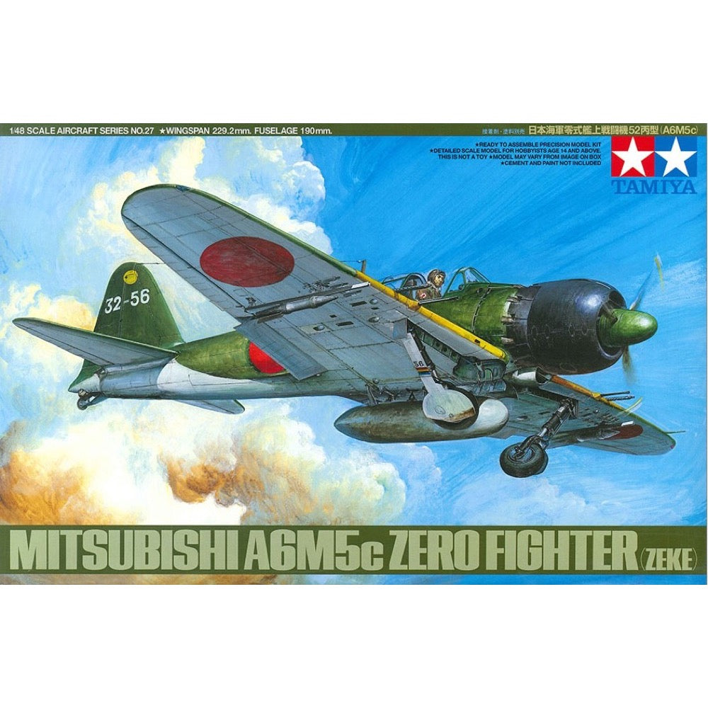 Tamiya 1:48 A6M5C Type 52 Zero Fighter (61027 Tamiya 1:48 A6M5C Type 52 Zero Fighter (61027