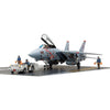 Tamiya 1/48 Grumman F-14B Tomcat w/Shipboard Towing Tractor