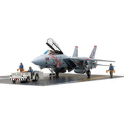 Tamiya 1/48 Grumman F-14B Tomcat w/Shipboard Towing Tractor
