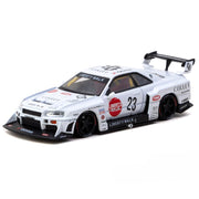 Tarmac Works 1/64 LB-ER34 Super Silhouette SKYLINE White