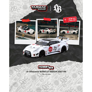 Tarmac Works 1/64 LB-Silhouette Works GT Nissan 35GT-RR White