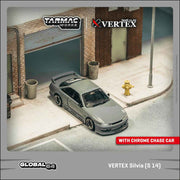 Tarmac Works T64G-018-GY 1/64 Vertex Silvia S14 Grey