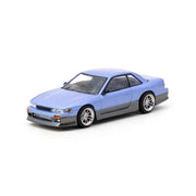 Tarmac Works 64G-025-PU 1/64 Vertex Nissan Silvia S13 Blue/Grey