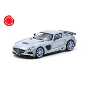 Tarmac Works 1/64 Mercedes-Benz SLS AMG Coupe Black Series Matte Blue