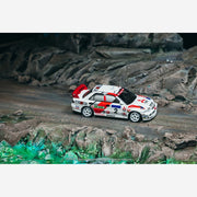 Tarmac Works 1/64 Mitsubishi Lancer Evolution III Hong Kong Beijing Rally 1996 Winner Ari Vatanen / Christian Gilbert