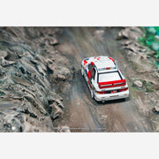 Tarmac Works 1/64 Mitsubishi Lancer Evolution III Hong Kong Beijing Rally 1996 Winner Ari Vatanen / Christian Gilbert