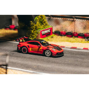 Tarmac Works 1/64 Porsche GT3RS MR Red