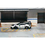 Tarmac Works 1/64 Porsche GT3Rs Mr White Green