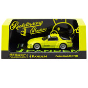 Tarmac Works 1/64 Pandem Mazda RX-7 FC3S Yellow