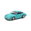 Tarmac Works x Schuco 1/64 Porsche 911 Carrera RS 964 Mint Green