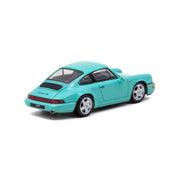 Tarmac Works x Schuco 1/64 Porsche 911 Carrera RS 964 Mint Green