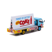 Tarmac Works 1/64 Mitsubishi Fuso Canter Coca-Cola Advertisement Truck