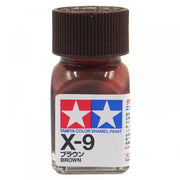 Tamiya 80009 Enamel Paint X-9 Gloss Brown (10ml)