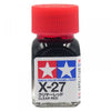 Tamiya 80027 Enamel Paint X-27 Gloss Clear Red (10ml)