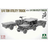 Takom 1/16 1/4 Ton Utility Truck With 1/4 Ton Utility Trailer