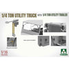 Takom 1/16 1/4 Ton Utility Truck With 1/4 Ton Utility Trailer