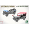 Takom 1/16 1/4 Ton Utility Truck With 1/4 Ton Utility Trailer